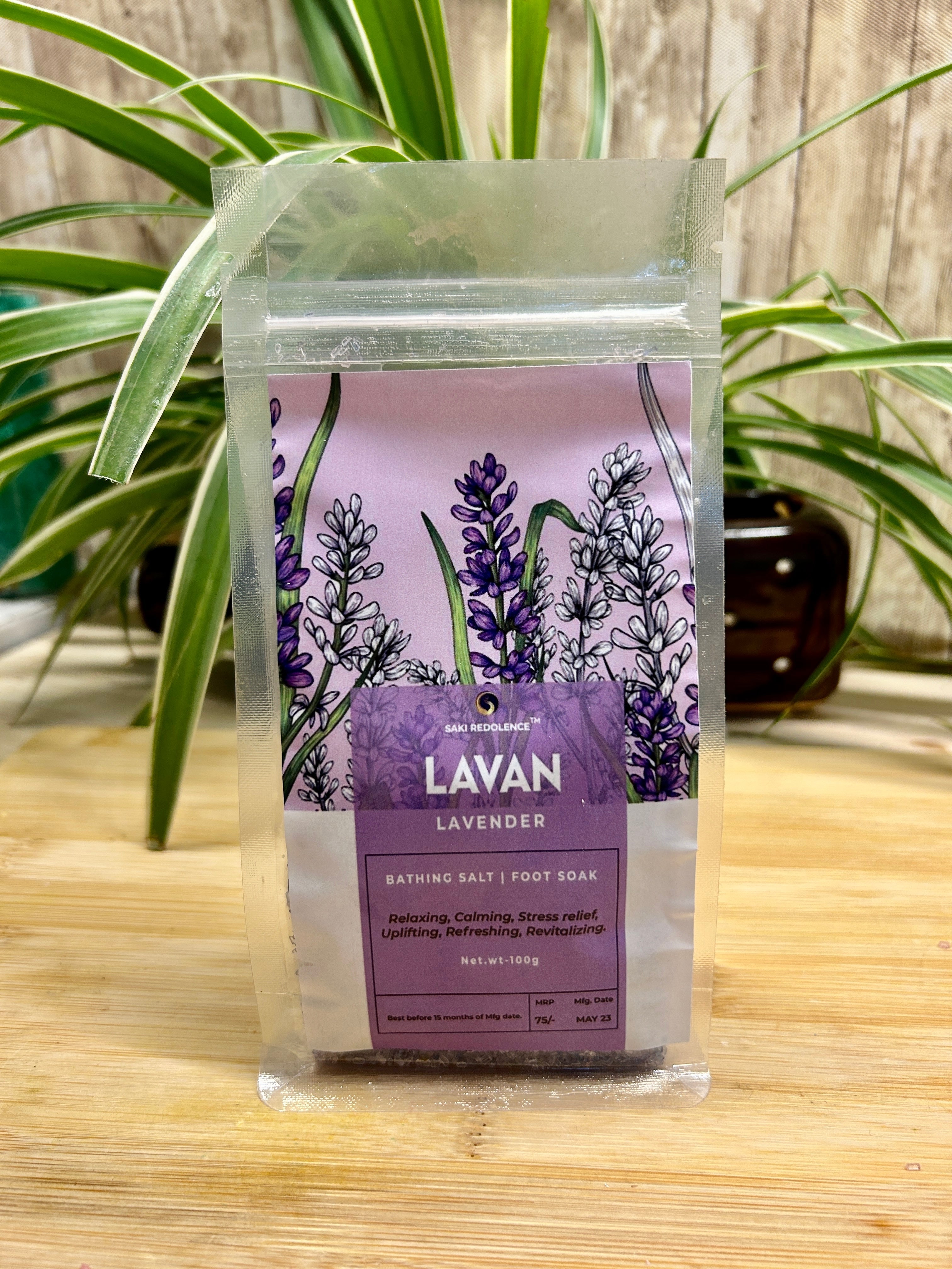 Lavender Epsom Salt – Serenity in Every Soak (100gm)