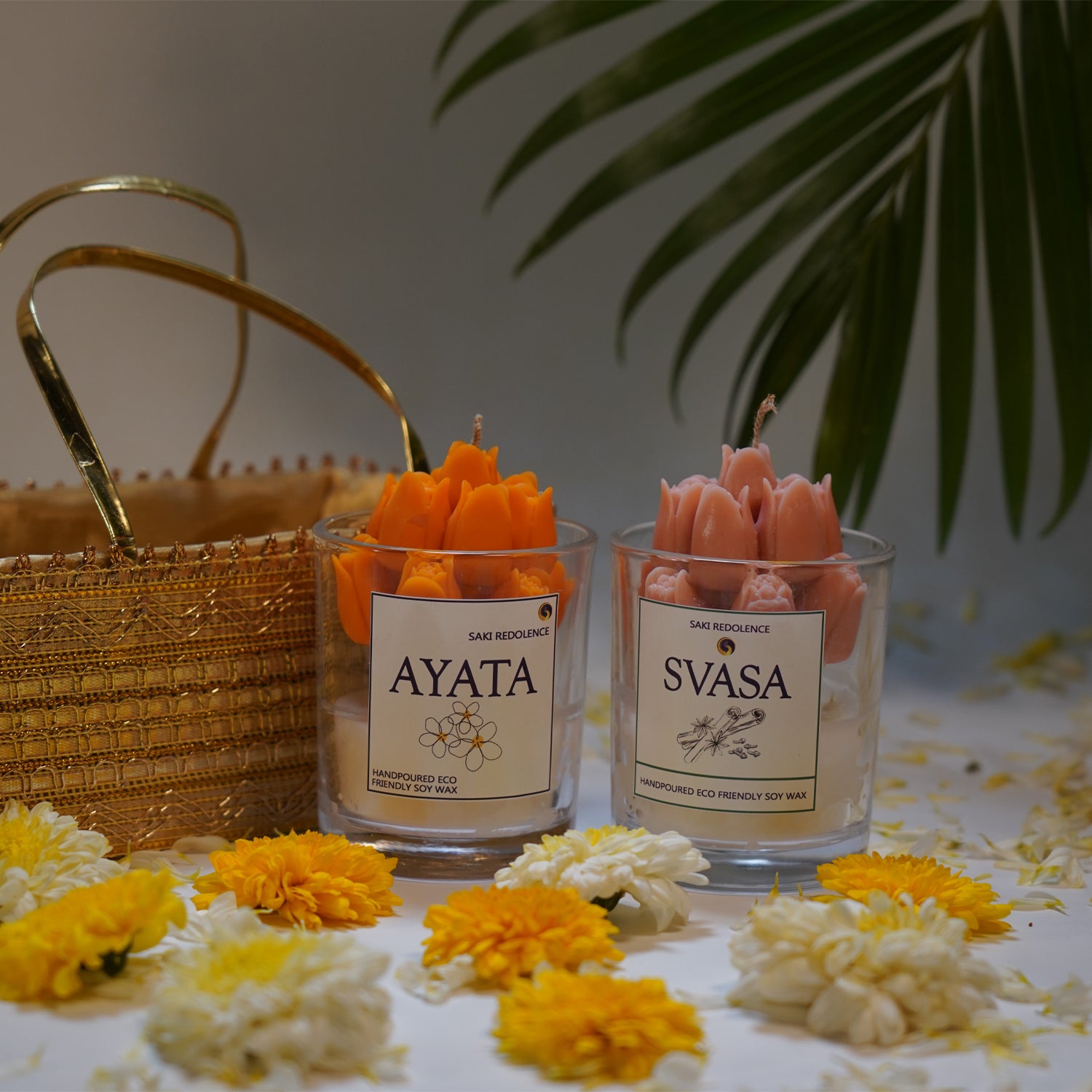 Kshanika - Fleeting, Precious Moment Designer Candle Gift Set