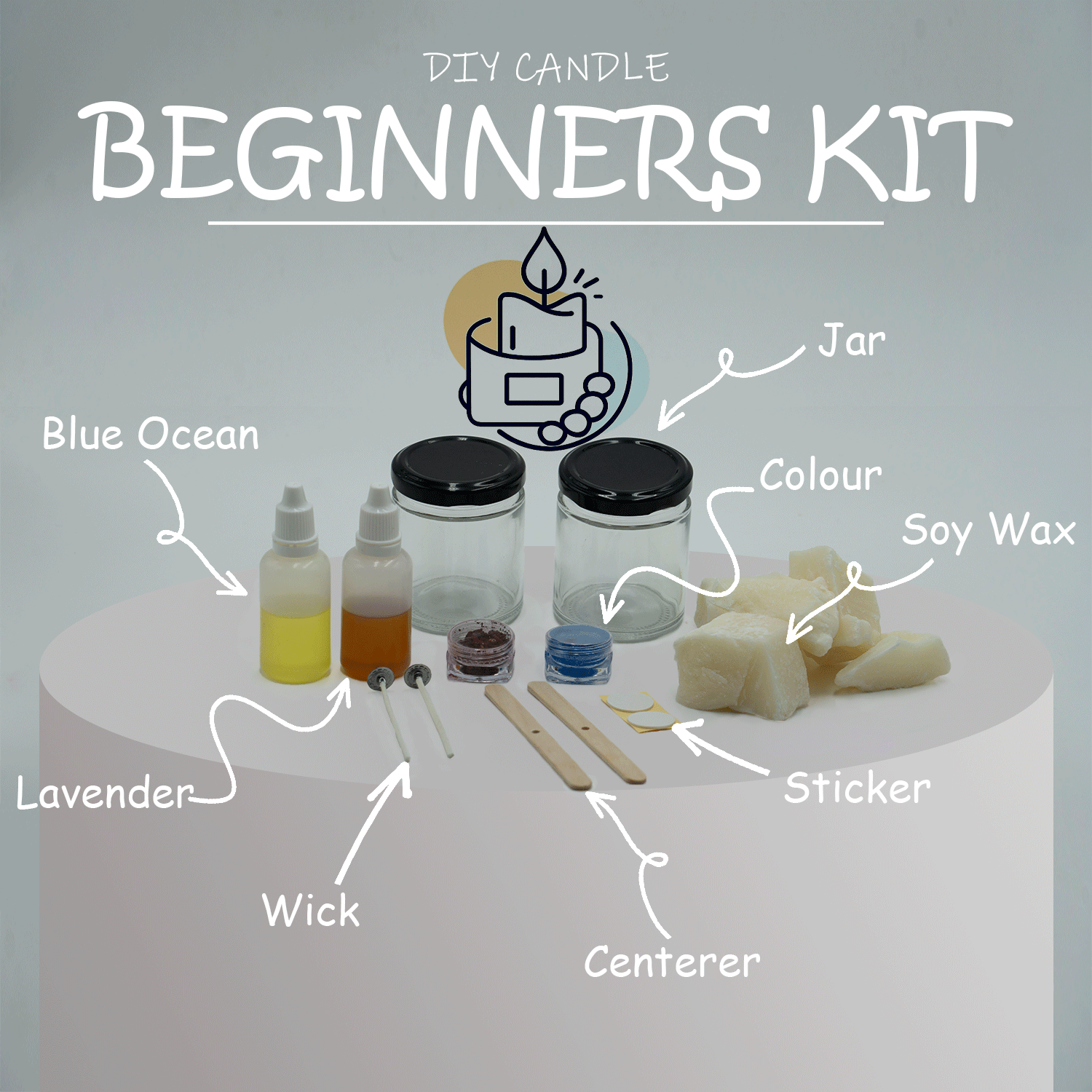 Begginer Candle Making DIY Kit