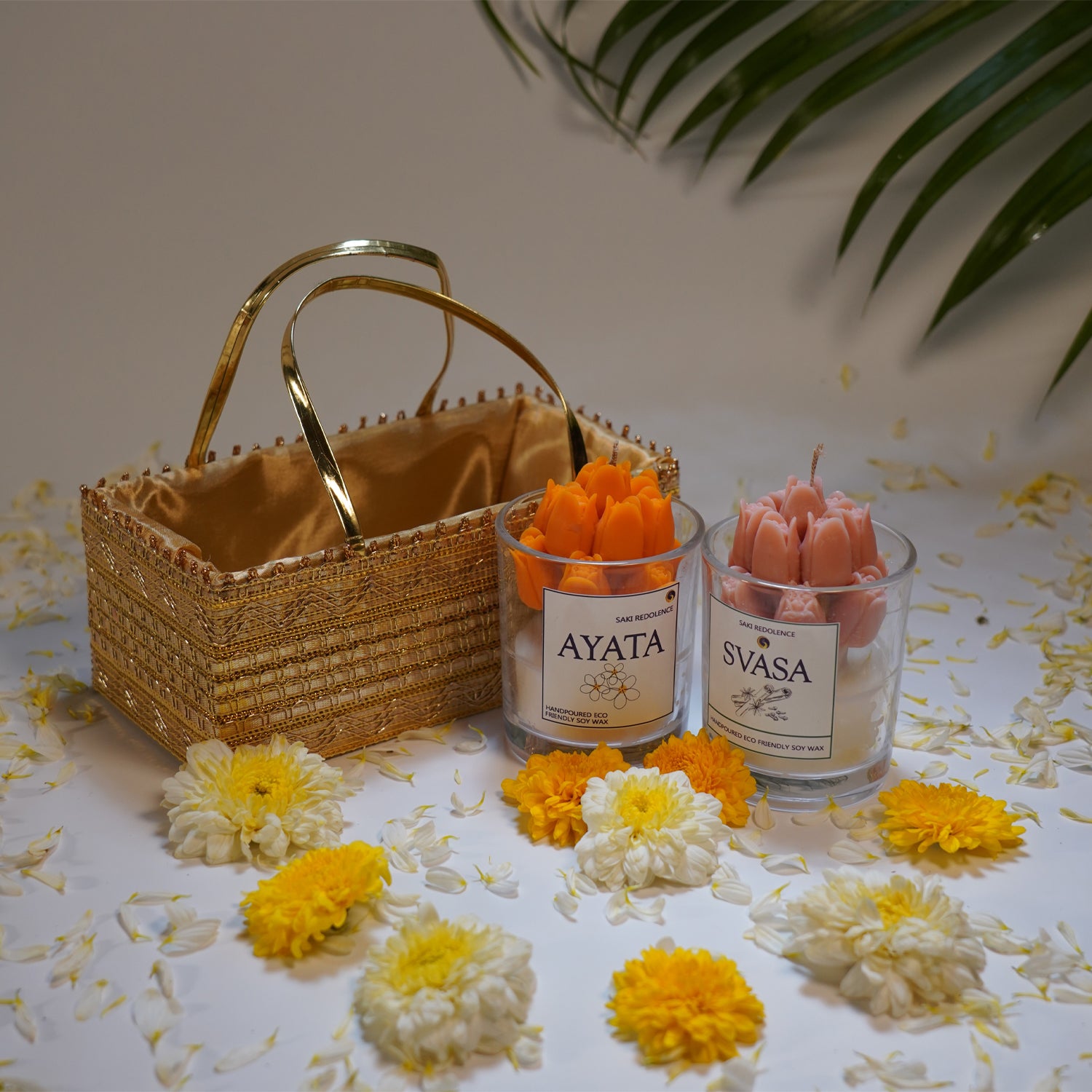 Kshanika - Fleeting, Precious Moment Designer Candle Gift Set