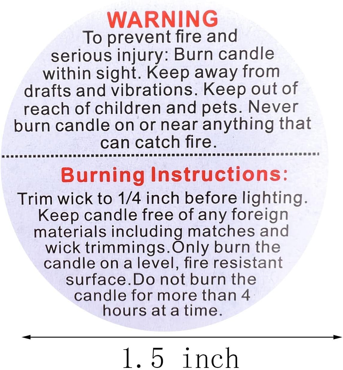 Warning Label